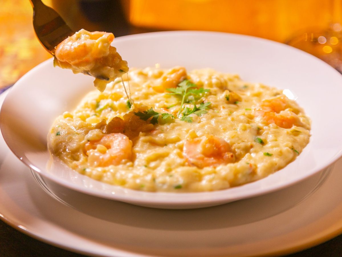 Risotto z krewetkami